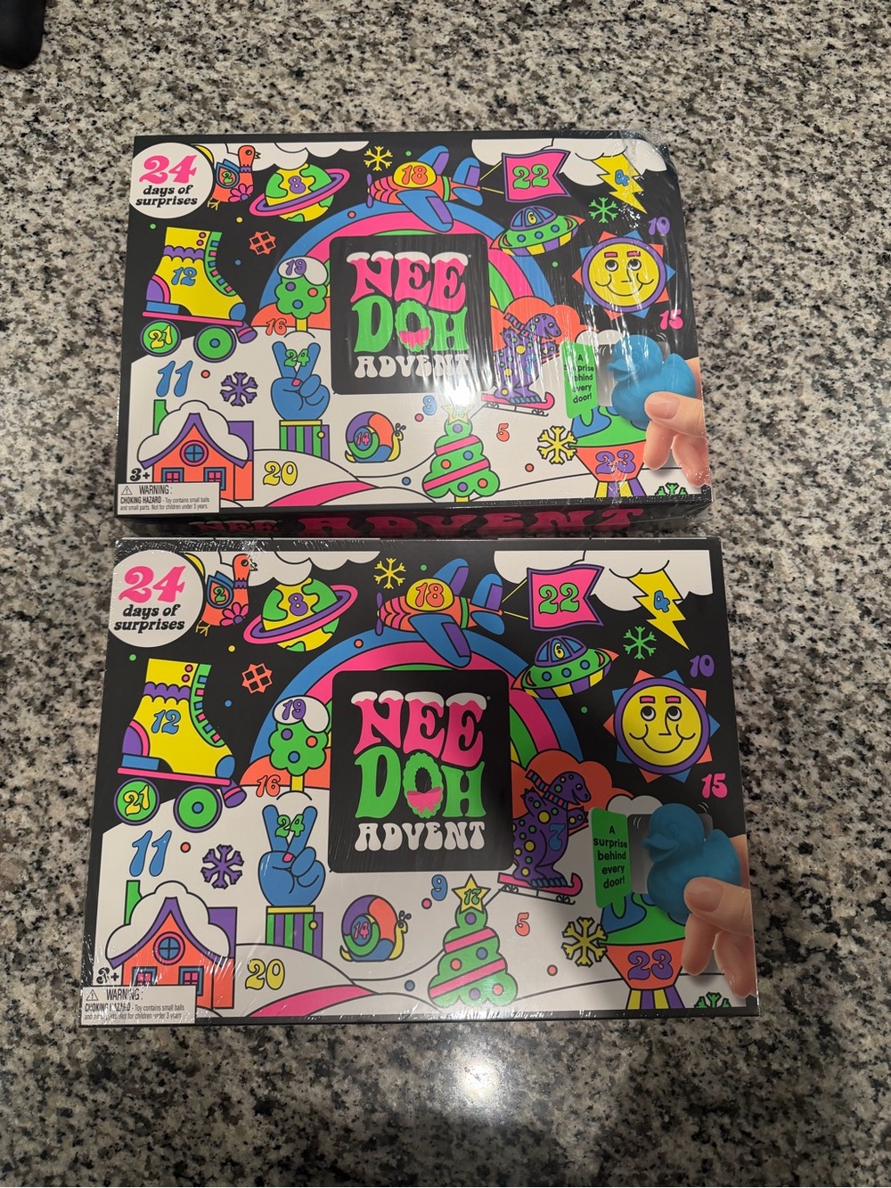 RARE NeeDoh Advent Calendar 24
Days of Surprises NEW SEALED